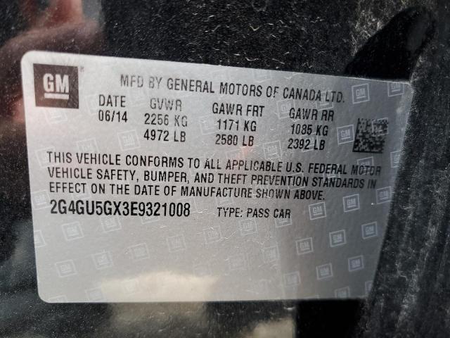 2G4GU5GX3E9321008 Buick REGAL GS