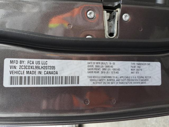 2C3CDXL99LH207205 Dodge Charger Srt Hellcat