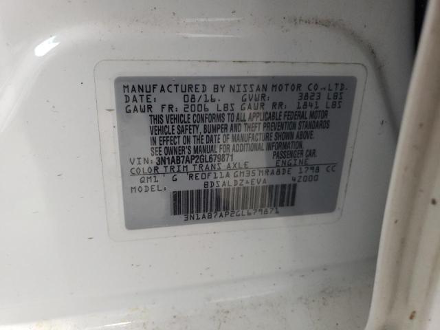 3N1AB7AP2GL679871 Nissan SENTRA S