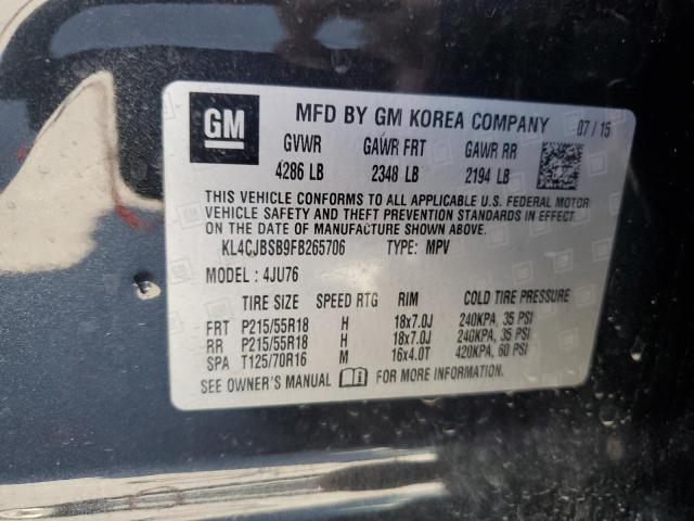 KL4CJBSB9FB265706 Buick Encore Convenience