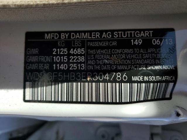 WDDGF5HB3ER304786 Mercedes-Benz C 350
