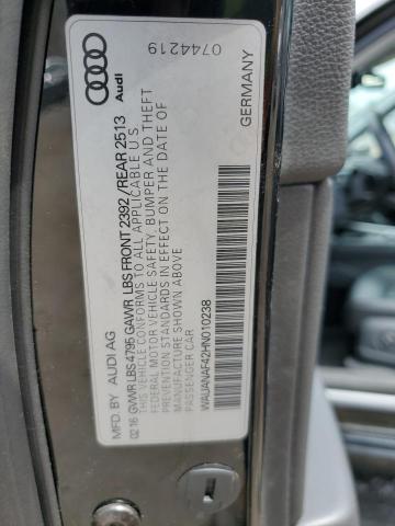 WAUANAF42HN010238 Audi A4 PREMIUM
