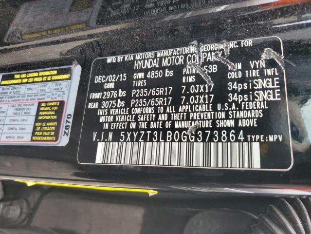5XYZT3LB0GG373864 Hyundai SANTA FE SPORT