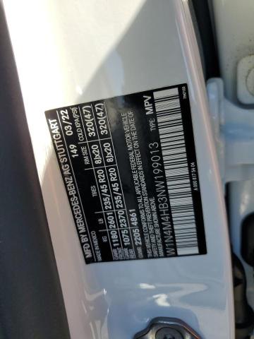 W1N4M4HB3NW199013 Mercedes-Benz Glb 250 4matic