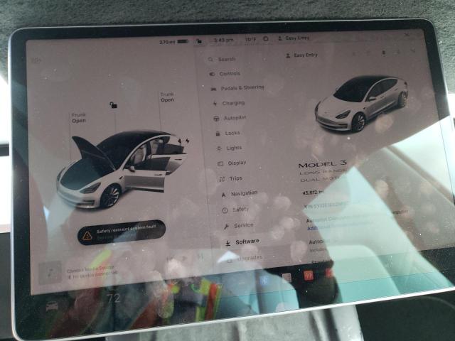 5YJ3E1EB2NF239444 Tesla 2022