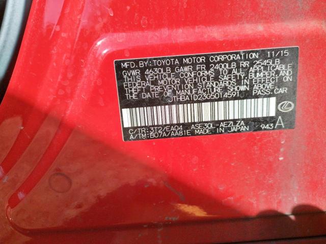 JTHBA1D23G5014591 Lexus IS 200T