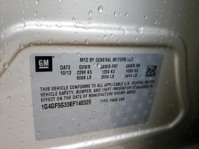 1G4GF5G33EF148329 Buick Lacrosse Touring