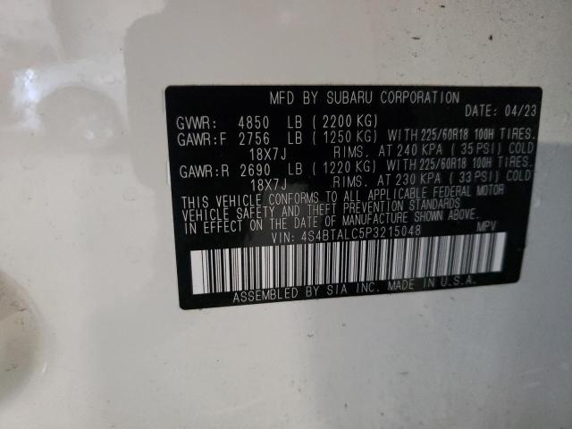4S4BTALC5P3215048 Subaru Outback Onyx Edition
