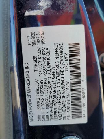 5J8TB4H73JL010751 Acura Rdx Advance