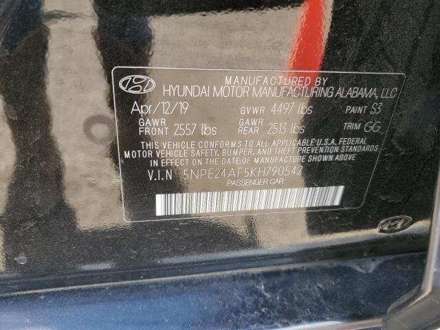 5NPE24AF5KH790542 Hyundai SONATA SE