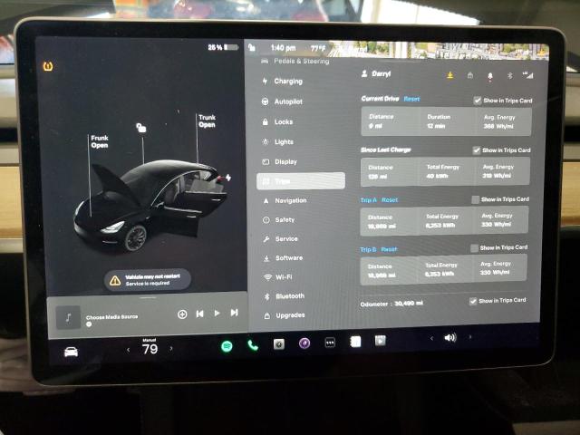 5YJ3E1EC4NF105544 Tesla MODEL 3