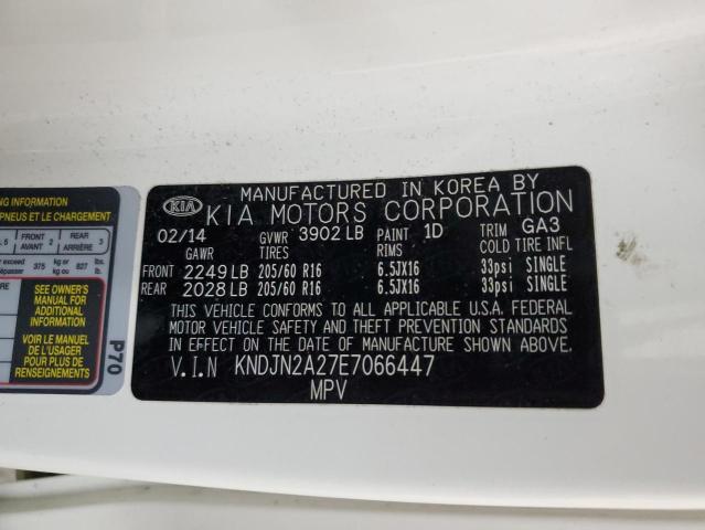 KNDJN2A27E7066447 KIA Soul
