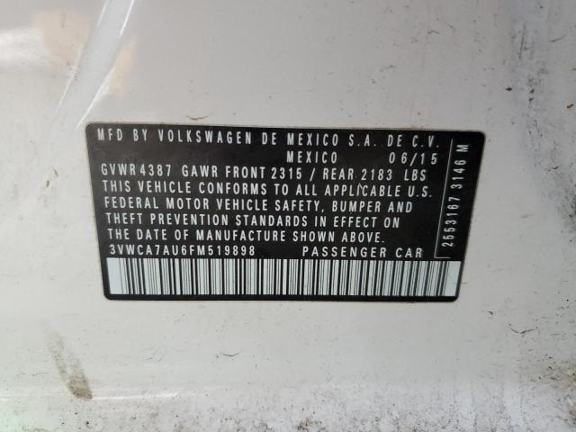 3VWCA7AU6FM519898 Volkswagen Golf Sportwagen Tdi S