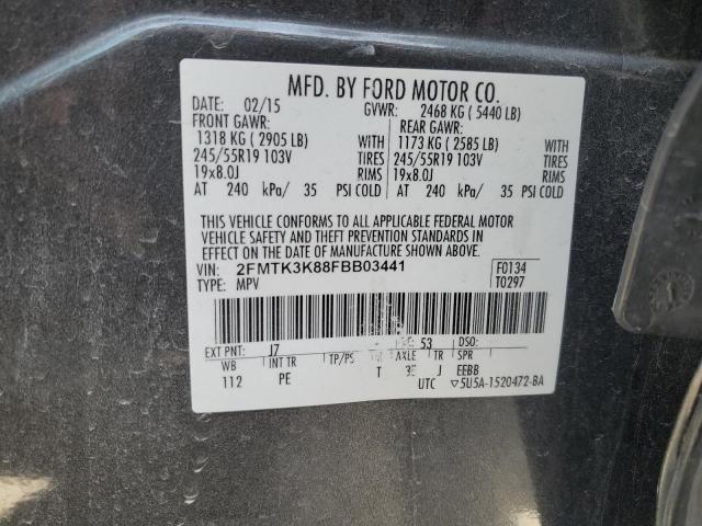 2FMTK3K88FBB03441 Ford Edge Titanium
