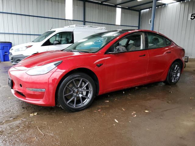 40874374 :رقم المزاد ، 5YJ3E1EB6NF191611 vin ، 2022 Tesla Model 3 مزاد بيع