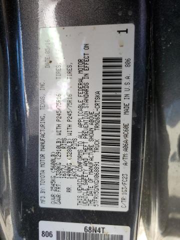 5TFRX5GNXGX068891 Toyota Tacoma Access Cab