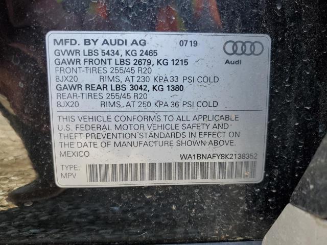 WA1BNAFY8K2138352 Audi Q5 Premium Plus