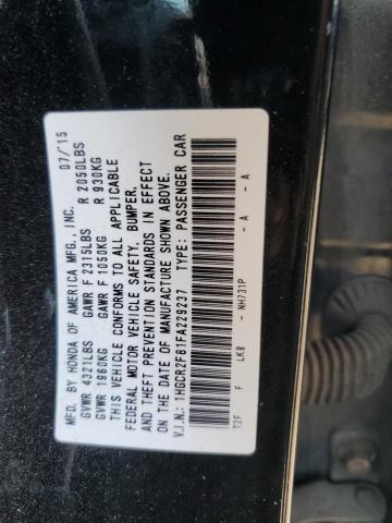 1HGCR2F81FA229237 Honda ACCORD EXL