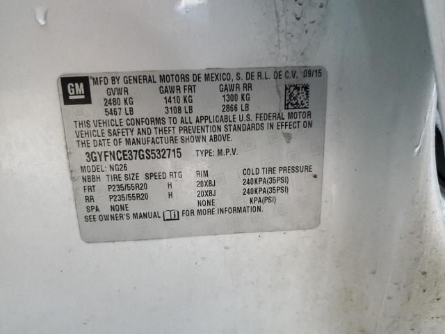 3GYFNCE37GS532715 Cadillac Srx Performance Collection