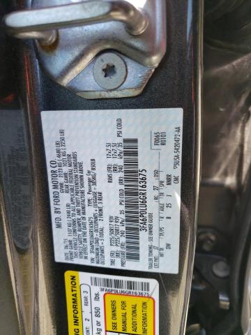 3FA6P0LU6GR163675 Ford Fusion Se Hybrid