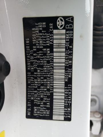 5YFBURHE9GP397760 Toyota COROLLA L