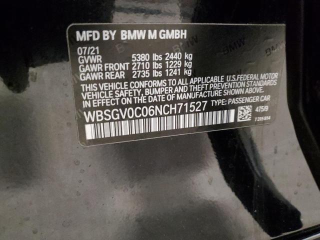 WBSGV0C06NCH71527 BMW M8