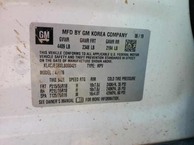 KL4CJESBXLB000421 Buick Encore Preferred
