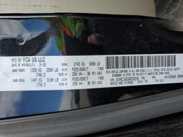 2C4RC1BG3GR292242 Chrysler Town & Country Touring