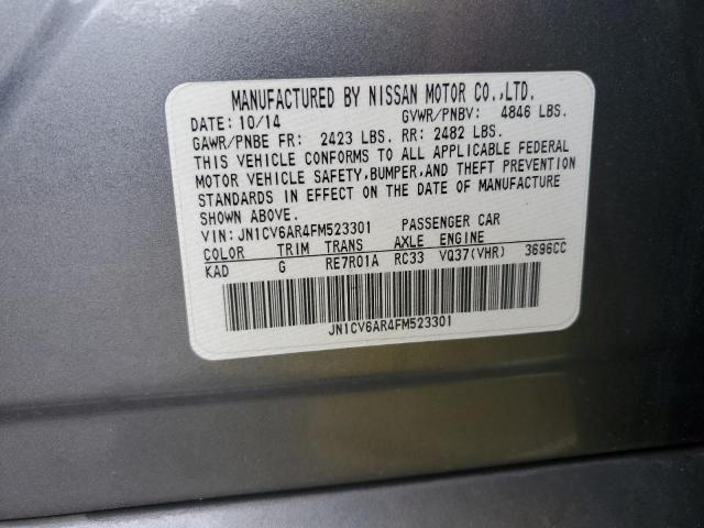 JN1CV6AR4FM523301 Infiniti Q40