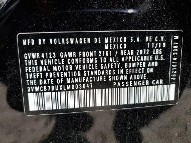 3VWCB7BUXLM003647 Volkswagen JETTA S