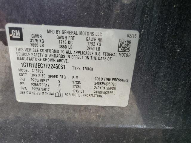 1GTR1UEC7FZ246031 GMC Sierra C1500 Sle