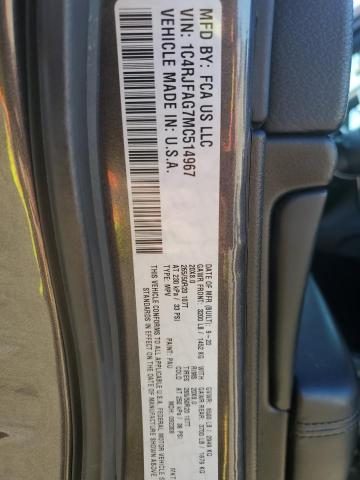 1C4RJFAG7MC514967 Jeep Grand Cherokee Laredo