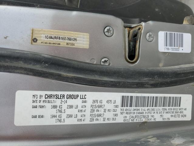 1C4NJRFB1ED760129 Jeep Patriot Latitude