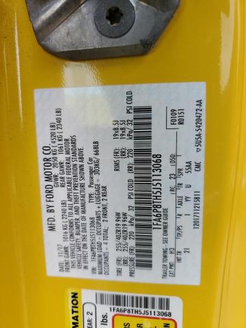 1FA6P8TH5J5113068 Ford Mustang