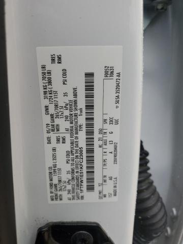1FTFW1E51KFC23005 Ford F150 Supercrew