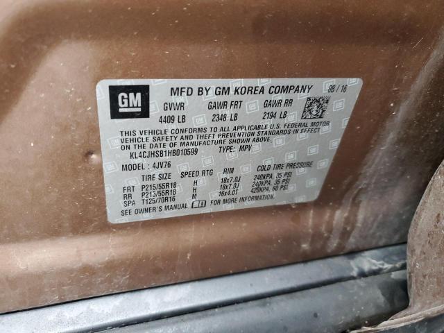 KL4CJHSB1HB010599 Buick Encore Premium