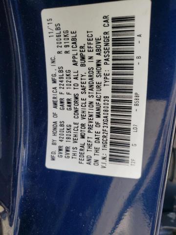1HGCR2F3XGA080039 Honda ACCORD LX