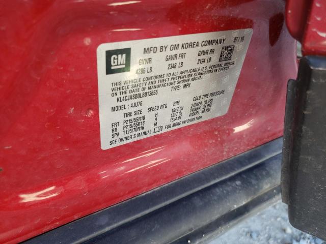 KL4CJASB0LB013655 Buick Encore Preferred