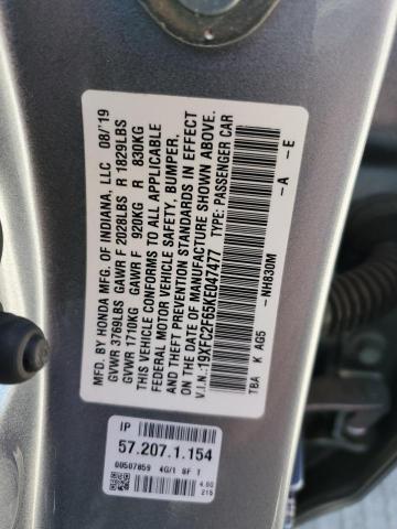 19XFC2F65KE047477 Honda Civic Lx