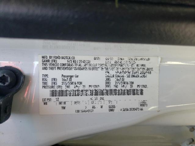 1FADP3K23FL282015 Ford FOCUS SE