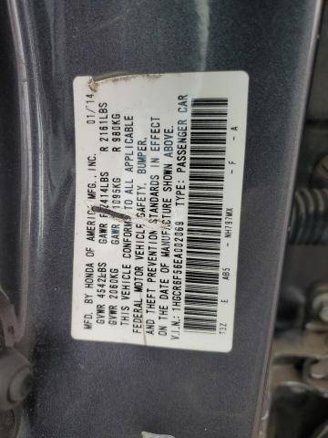 1HGCR6F56EA002069 Honda Accord Hybrid Exl
