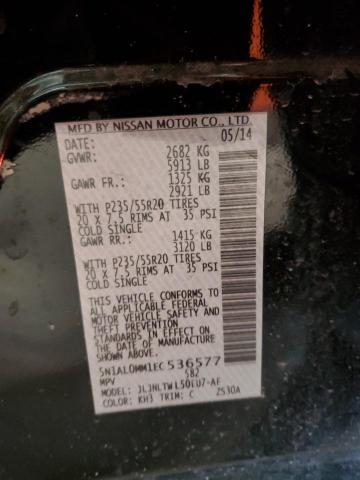 5N1AL0MM1EC536577 Infiniti QX60