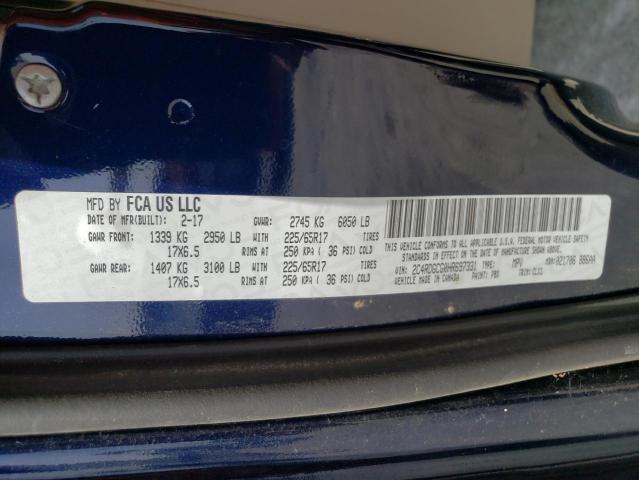2C4RDGCG0HR697331 Dodge Grand Caravan Sxt