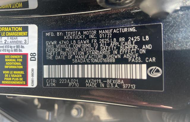 58ADA1C10NU016888 Lexus Es 300h Base