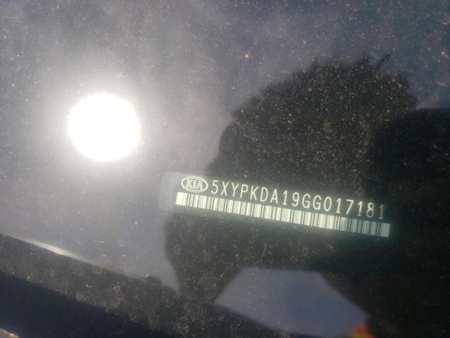 5XYPKDA19GG017181 KIA SORENTO SX