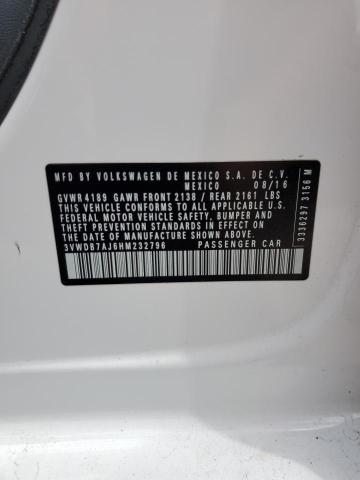3VWDB7AJ6HM232796 Volkswagen JETTA SE