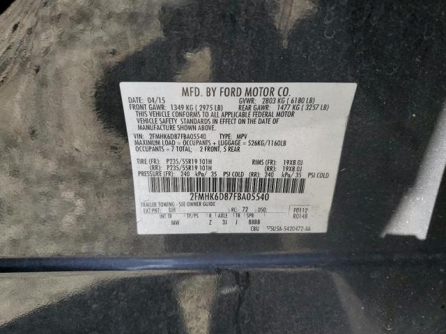 2FMHK6D87FBA05540 Ford Flex Limited