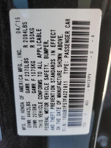 19UUB1F57FA021811 Acura TLX TECH