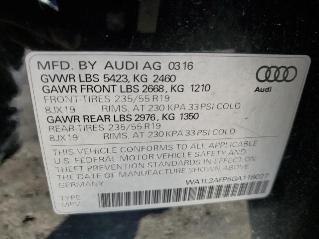 WA1L2AFP5GA118027 Audi Q5 Premium Plus