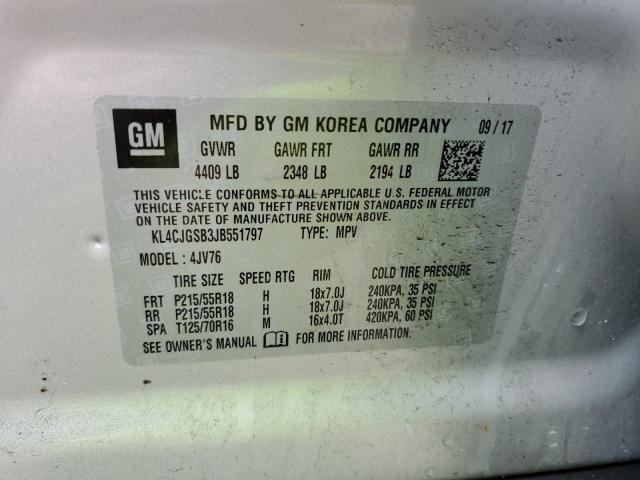 KL4CJGSB3JB551797 Buick Encore Essence